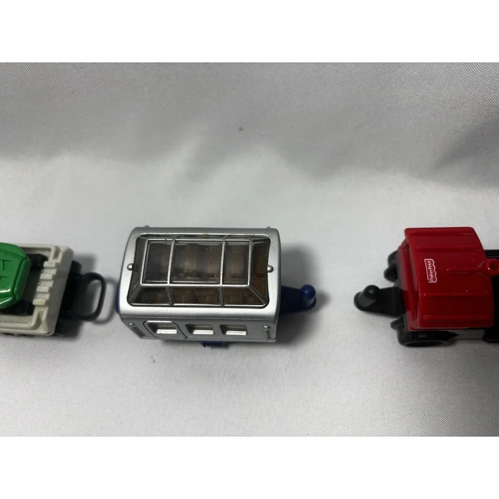 Lot Of 16 GeoTrax Push Train, Construction, Snow Plow, Boat, Christmas